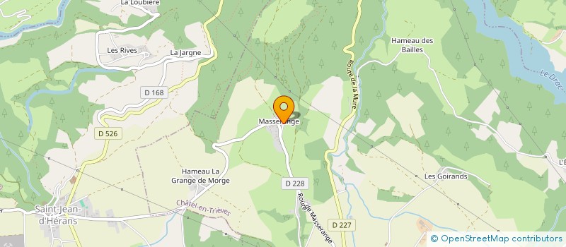 localisation de l'entreprise MONSIEUR JOAQUIN URTURI BETANCOR  CHATEL-EN-TRIEVES