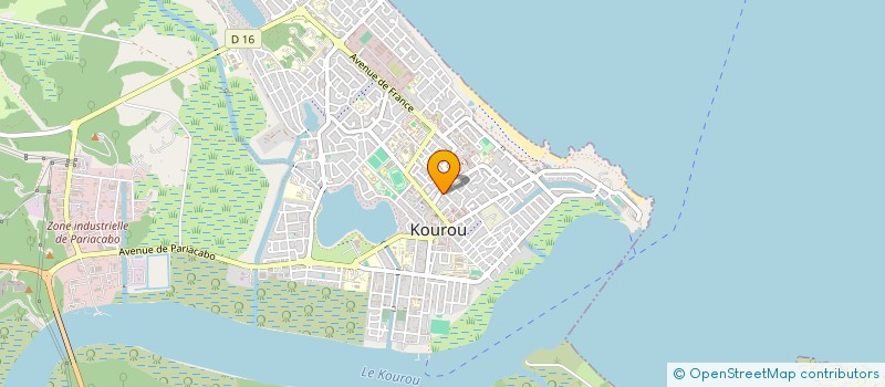 localisation de l'entreprise MONSIEUR JOAS COSTA DA SILVA à KOUROU