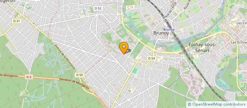 localisation de l'entreprise MONSIEUR JOAS SIDJOU NGANDJOUONG  BRUNOY