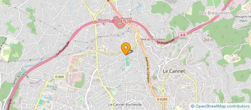 localisation de l'entreprise MONSIEUR JOAZINO LOPES MONTEIRO DE OLIVEIRA à LE CANNET