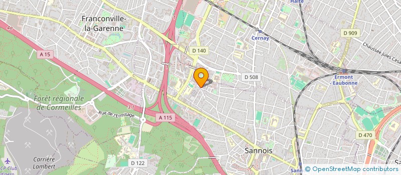 localisation de l'entreprise MONSIEUR JOCELIN BOUHELIER  SANNOIS