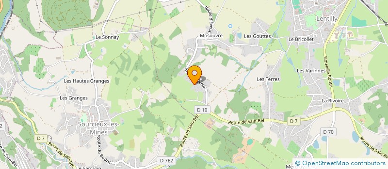 localisation de l'entreprise MONSIEUR JOCELIN BREIL  LENTILLY