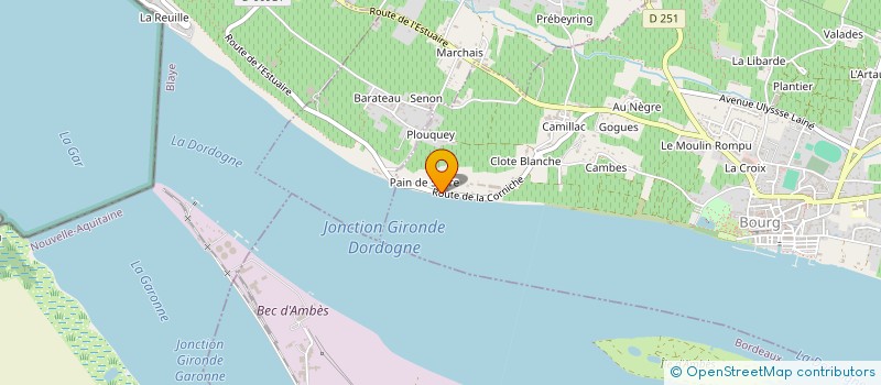 localisation de l'entreprise MONSIEUR JOCELIN CHENETTE  BOURG