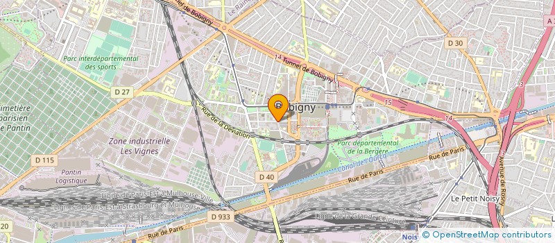 localisation de l'entreprise MONSIEUR JOCELIN ETIENNE  BOBIGNY