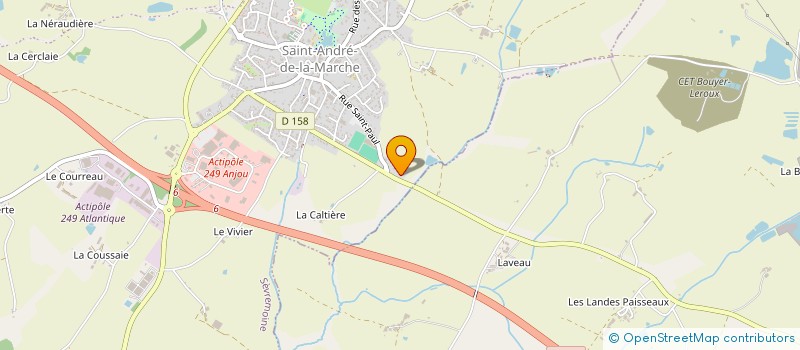 localisation de l'entreprise MONSIEUR JOCELIN JAUNET  SEVREMOINE