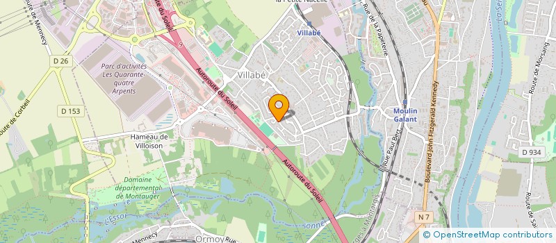 localisation de l'entreprise MONSIEUR JOCELIN MENDES SEMEDO  VILLABE