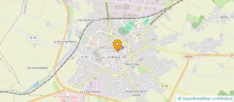 localisation de l'entreprise MONSIEUR JOCELIN RACCA à LOUDUN