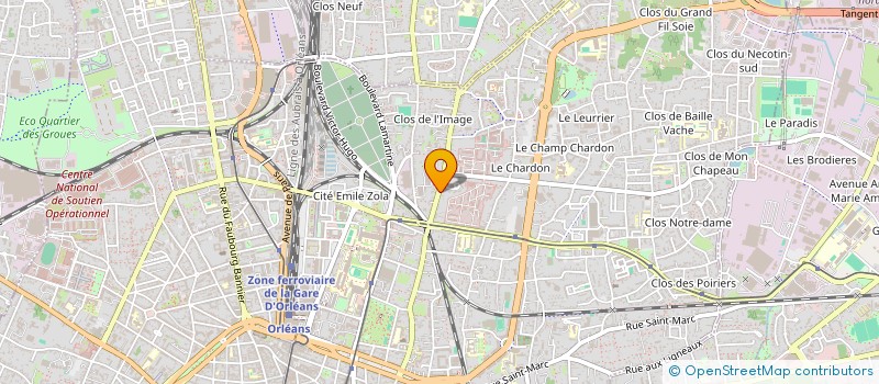 localisation de l'entreprise MONSIEUR JOCELINE MBIMBU  ORLEANS