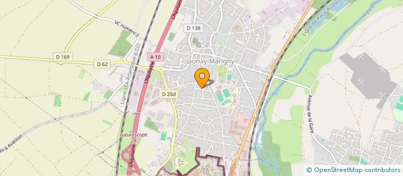 localisation de l'entreprise MONSIEUR JOCELYN ADAM  JAUNAY-MARIGNY