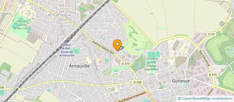 localisation de l'entreprise MONSIEUR JOCELYN ADOLPHE à GONESSE