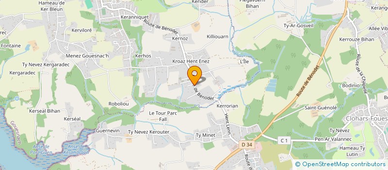 localisation de l'entreprise MONSIEUR JOCELYN AGOSTINI  GOUESNACH