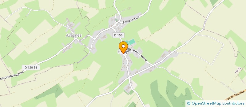 localisation de l'entreprise MONSIEUR JOCELYN BAILLEUX  HERLY