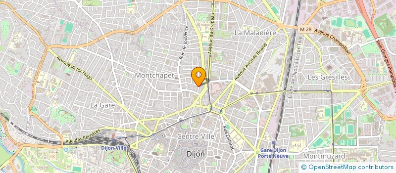 localisation de l'entreprise MONSIEUR JOCELYN BAILLY à DIJON