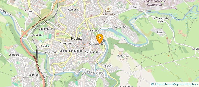 localisation de l'entreprise MONSIEUR JOCELYN BRANCHET  RODEZ