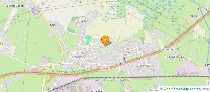 localisation de l'entreprise MONSIEUR JOCELYN BUREL  MONTOIR-DE-BRETAGNE