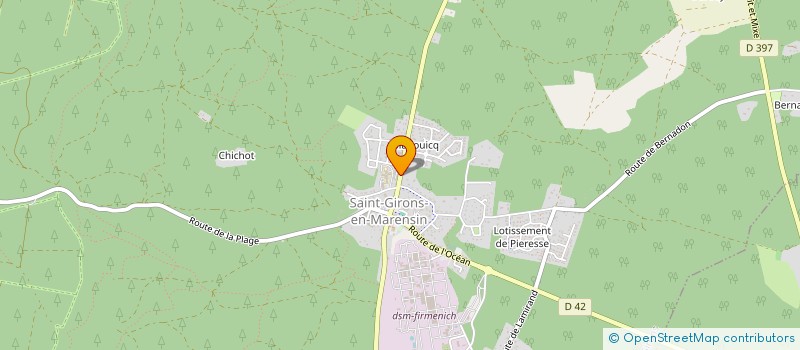 localisation de l'entreprise MONSIEUR JOCELYN CAFFA  VIELLE-SAINT-GIRONS