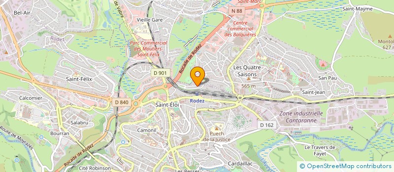 localisation de l'entreprise MONSIEUR JOCELYN CALAC  RODEZ