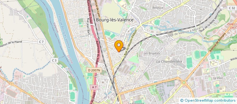 localisation de l'entreprise MONSIEUR JOCELYN CHAREYRON  BOURG-LES-VALENCE