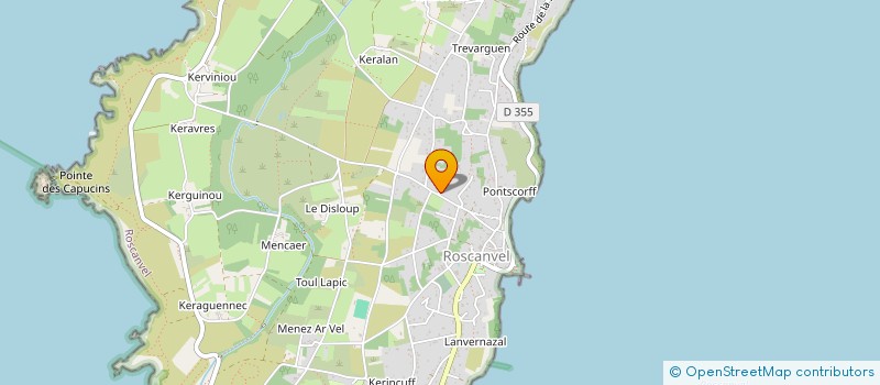 localisation de l'entreprise MONSIEUR JOCELYN CHARVET  ROSCANVEL