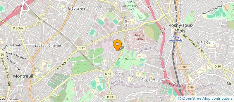 localisation de l'entreprise MONSIEUR JOCELYN CHATHUANT  MONTREUIL