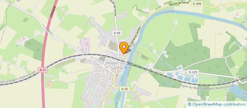 localisation de l'entreprise MONSIEUR JOCELYN CHOFFAT  NOYEN-SUR-SARTHE