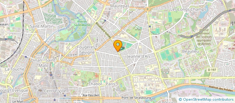 localisation de l'entreprise MONSIEUR JOCELYN COURTOIS  RENNES