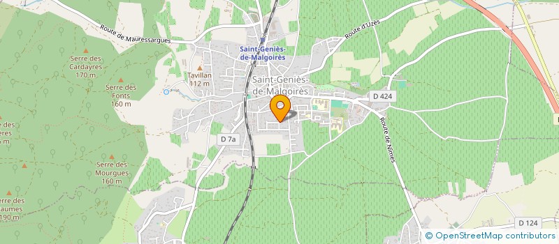 localisation de l'entreprise MONSIEUR JOCELYN DAUDE à SAINT-GENIES-DE-MALGOIRES