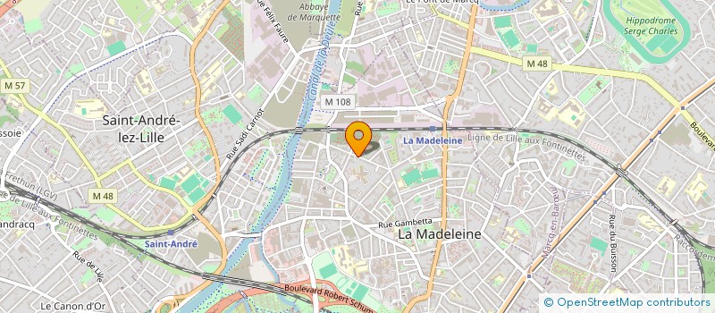 localisation de l'entreprise MONSIEUR JOCELYN DELANGHE à LA MADELEINE