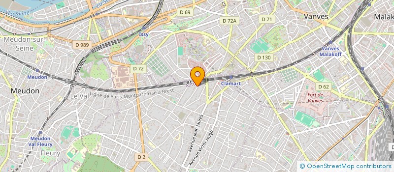 localisation de l'entreprise MONSIEUR JOCELYN DEVAUX  CLAMART