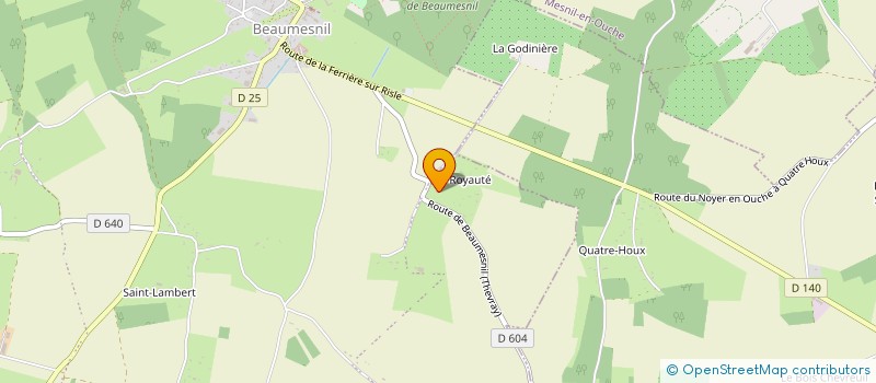 localisation de l'entreprise MONSIEUR JOCELYN DUPREZ  MESNIL-EN-OUCHE