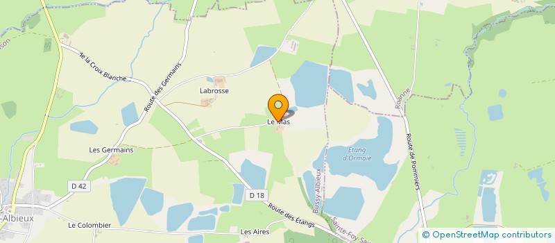 localisation de l'entreprise MONSIEUR JOCELYN FORGE  BUSSY-ALBIEUX