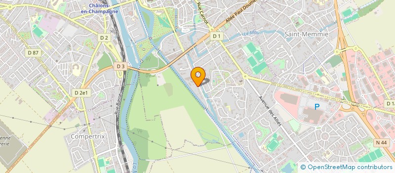 localisation de l'entreprise MONSIEUR JOCELYN GAUDET  CHALONS-EN-CHAMPAGNE