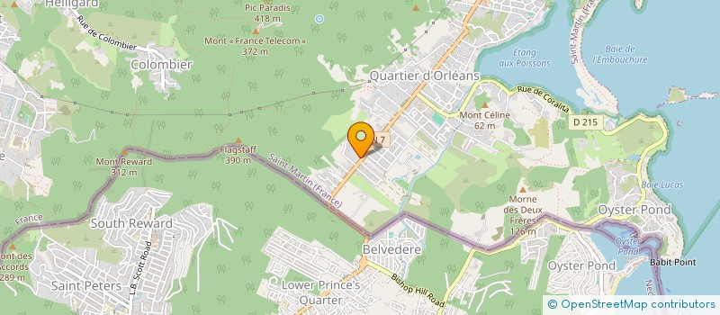 localisation de l'entreprise MONSIEUR JOCELYN GRAVA  SAINT MARTIN