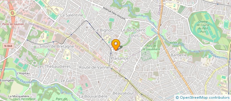 localisation de l'entreprise MONSIEUR JOCELYN GREAU à ORVAULT