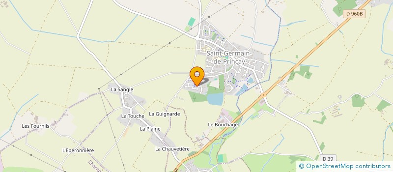 localisation de l'entreprise MONSIEUR JOCELYN GROIZARD  SAINT-GERMAIN-DE-PRINCAY