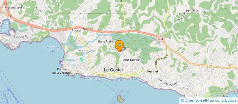 localisation de l'entreprise MONSIEUR JOCELYN HELDIRE à LE GOSIER