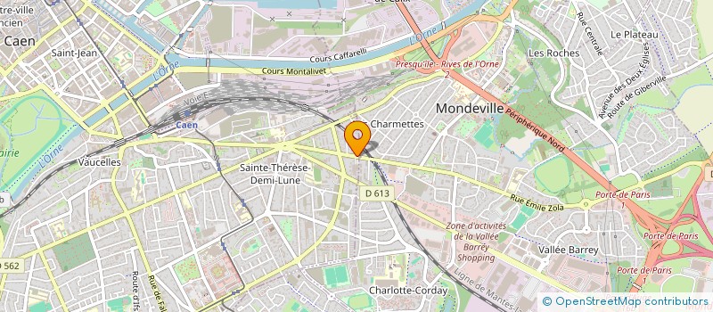 localisation de l'entreprise MONSIEUR JOCELYN HELIE à CAEN