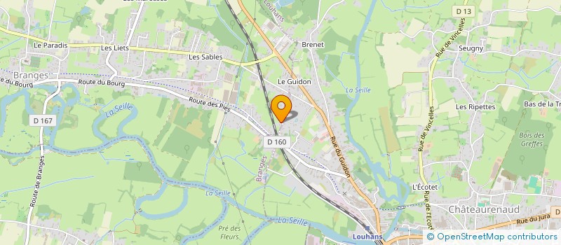 localisation de l'entreprise MONSIEUR JOCELYN HUARD  BRANGES