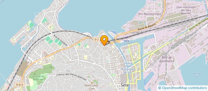 localisation de l'entreprise MONSIEUR JOCELYN HUET  SETE