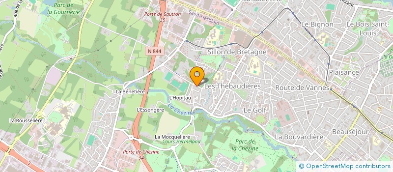 localisation de l'entreprise MONSIEUR JOCELYN JANNIN  SAINT-HERBLAIN