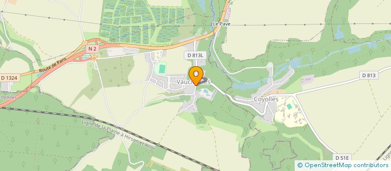 localisation de l'entreprise MONSIEUR JOCELYN JEAN  VAUCIENNES