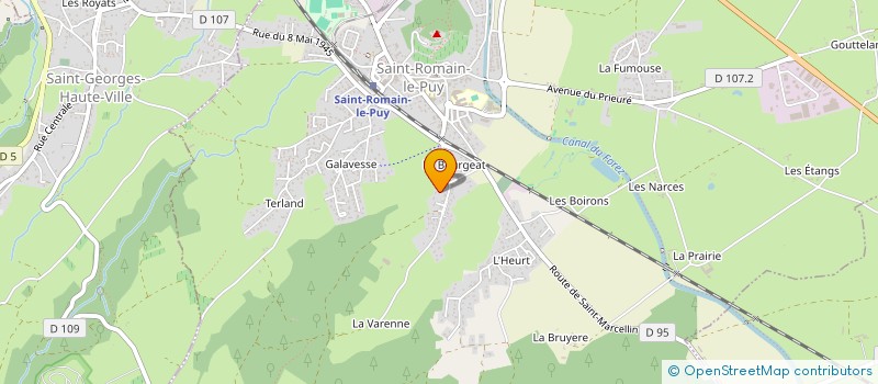 localisation de l'entreprise MONSIEUR JOCELYN KHALDI  SAINT-ROMAIN-LE-PUY