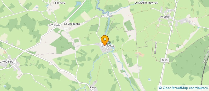 localisation de l'entreprise MONSIEUR JOCELYN LAFORET à PARSAC-RIMONDEIX