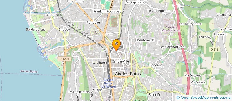 localisation de l'entreprise MONSIEUR JOCELYN LAIDEBEUR à AIX-LES-BAINS