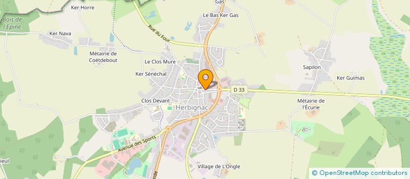 localisation de l'entreprise MONSIEUR JOCELYN LEGER à HERBIGNAC