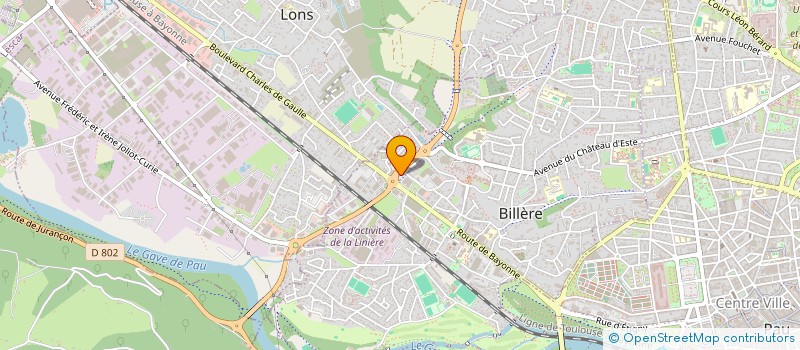 localisation de l'entreprise MONSIEUR JOCELYN LOUBRIAT  BILLERE