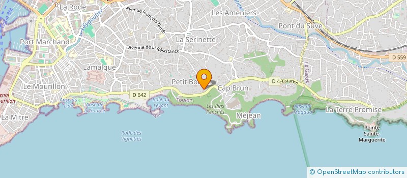 localisation de l'entreprise MONSIEUR JOCELYN LOURADOUR  TOULON