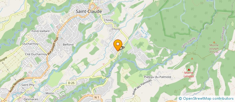localisation de l'entreprise MONSIEUR JOCELYN MALINUR à SAINT-CLAUDE