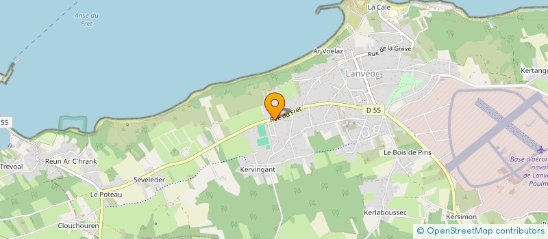 localisation de l'entreprise MONSIEUR JOCELYN MANGUY  LANVEOC