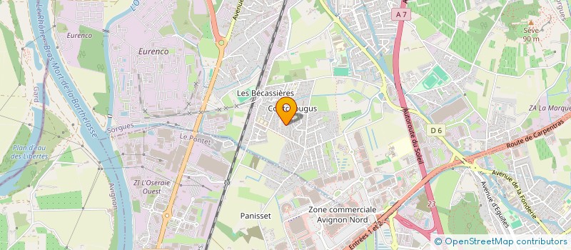 localisation de l'entreprise MONSIEUR JOCELYN MARTIN  SORGUES